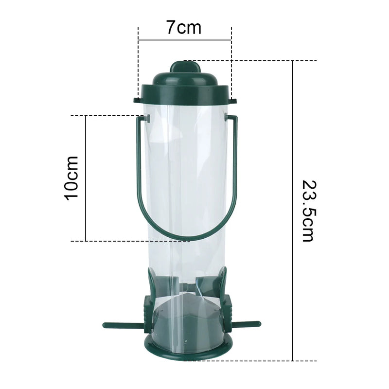 Garden Paddock Wild Bird Seed Feeder Bird Feeding Tool Pet Supplies Hanging Bird Feeder Outdoor Decoration