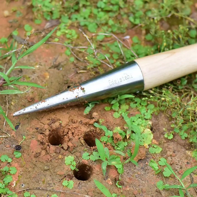 Home Gardening Wooden Planting Seeds And Bulbs Tools Hand Digger Seedling Remover Seedling Lifter Seed Planter Tool