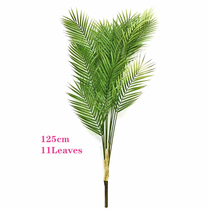 Large Artificial Palm Tree Green Tropical Fake Plants Flower Arrangement Props Home Decoration Hotel Office Party Deco Accessori