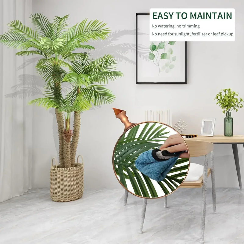 Large Artificial Coconut Tree Fake Palm for Outdoor Indoor Decor Hawaiian Simulation Plant