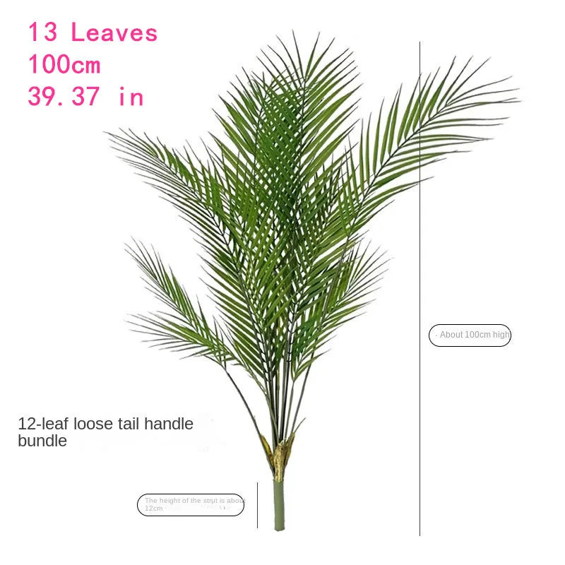 Large Artificial Palm Tree Green Tropical Fake Plants Flower Arrangement Props Home Decoration Hotel Office Party Deco Accessori