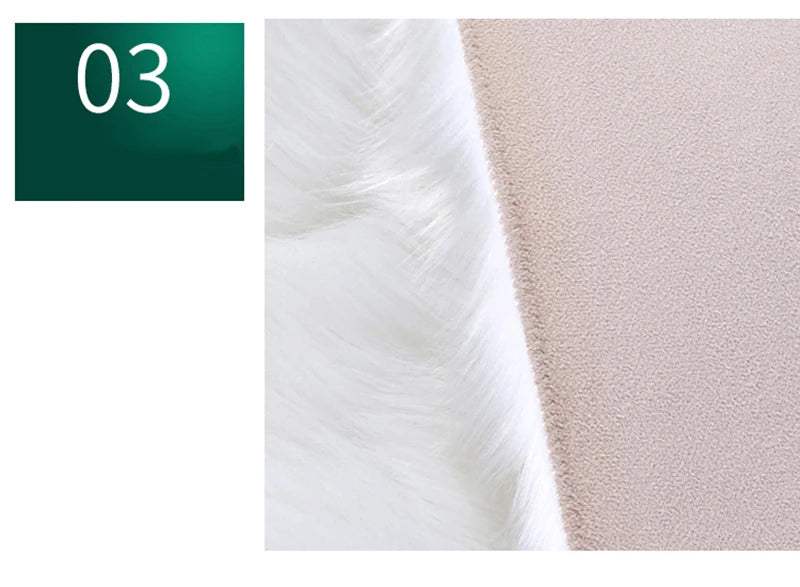 Fur Faux Sheepskin Soft Carpet Living Room Area Rugs Bedroom Bedside Furry Decoration Fluffy Imitation Wool Chair Sofa Cushion