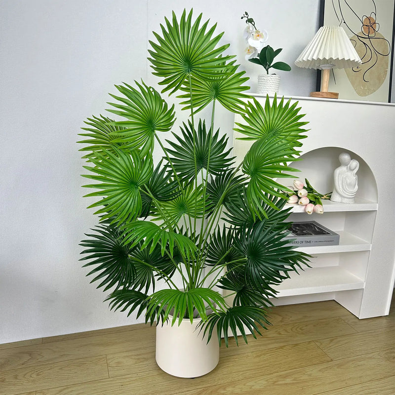 55-110CM Artificial Palm Plant Branch Faux Plant Monstera large leaf Ornament indoor fake Plant for Home Office Room Decoration