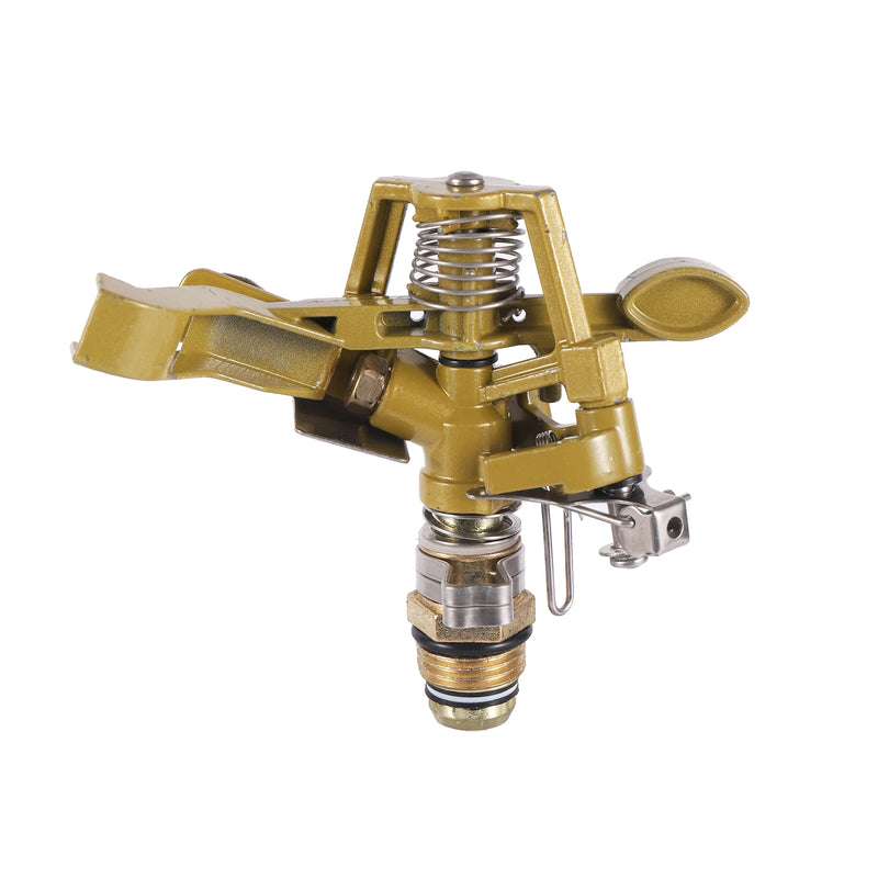 1/2"Male Thread Rotating Rocker Sprinkler Adjustable Impact Sprinkler Lawn Garden Park Orchard Field Irrigation Watering Nozzle