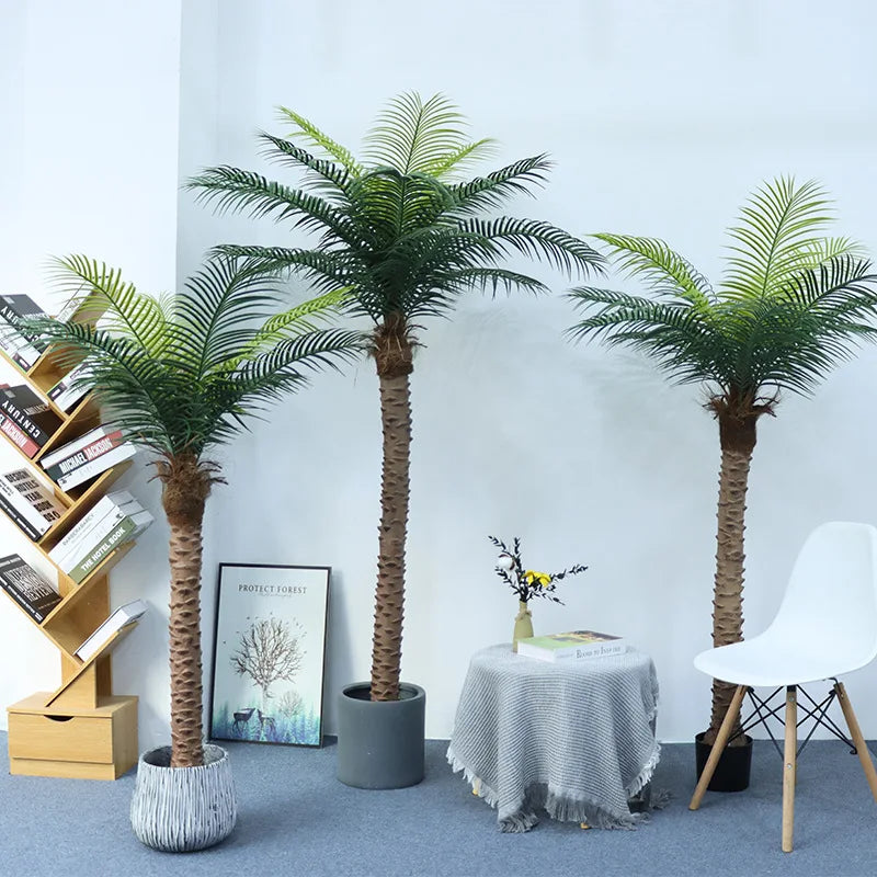 Large Artificial Coconut Tree Fake Palm for Outdoor Indoor Decor Hawaiian Simulation Plant