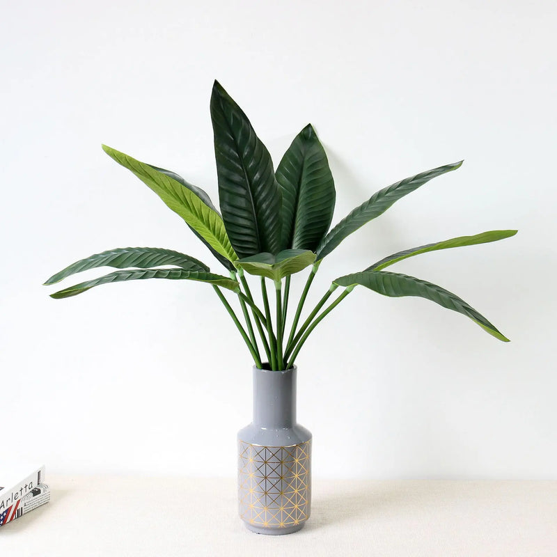 Large Bird of Paradise Artificial Tropical Flower Faux Heaven Bird Plant for Home Office Garden Decor Flower Arrangement