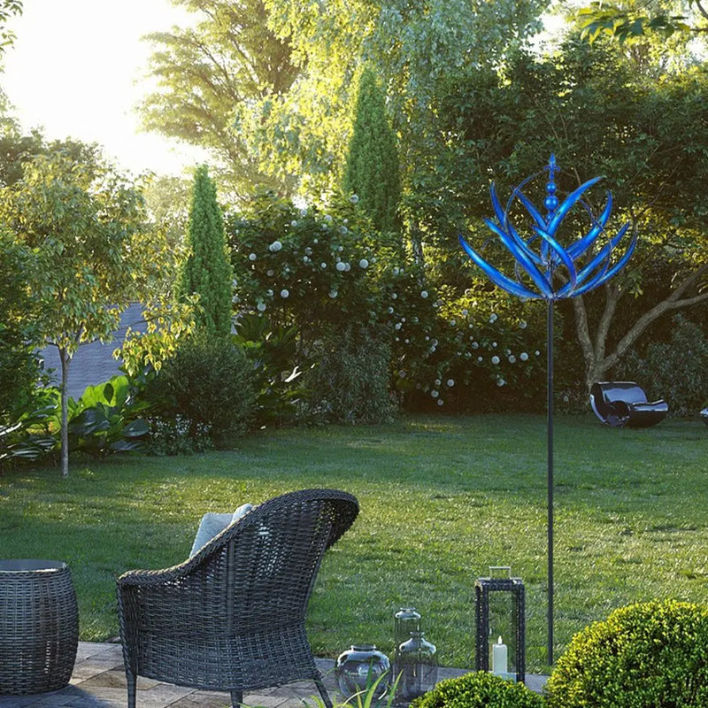 Wind Spinner, Metal Windmill, 3D Wind Powered Kinetic Sculpture, Lawn Metal Wind Spinners Yard and Garden Decor