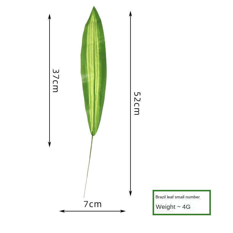 10PCS Palm Artificial Plants Leaves Decorations Faux Large Tropical Palm Leaves for Home Kitchen Party Flowers Wedding Decor