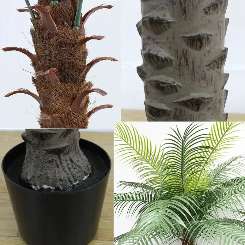 Large Artificial Coconut Tree Fake Palm for Outdoor Indoor Decor Hawaiian Simulation Plant