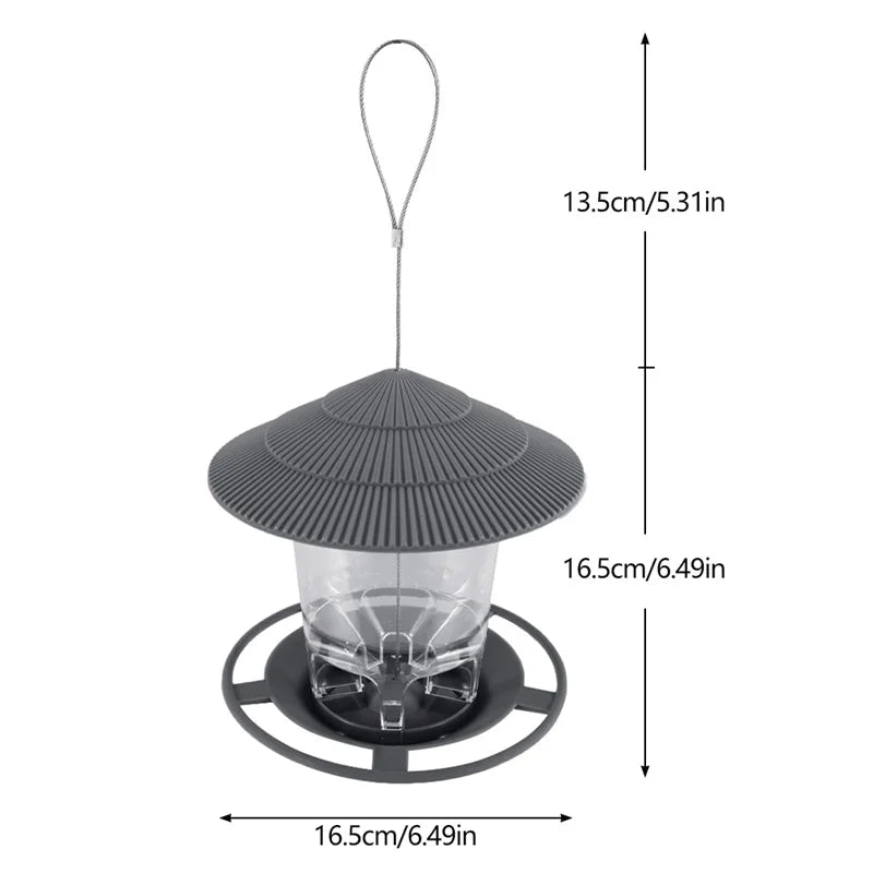 Bird Feeder , Hanging Feeding,, Multiple Hole Dispenser Seed Container