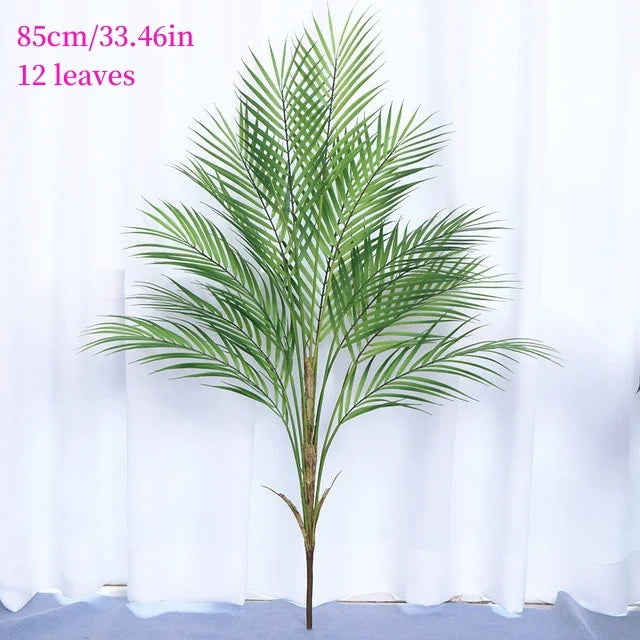 Large Artificial Palm Tree Green Tropical Fake Plants Flower Arrangement Props Home Decoration Hotel Office Party Deco Accessori