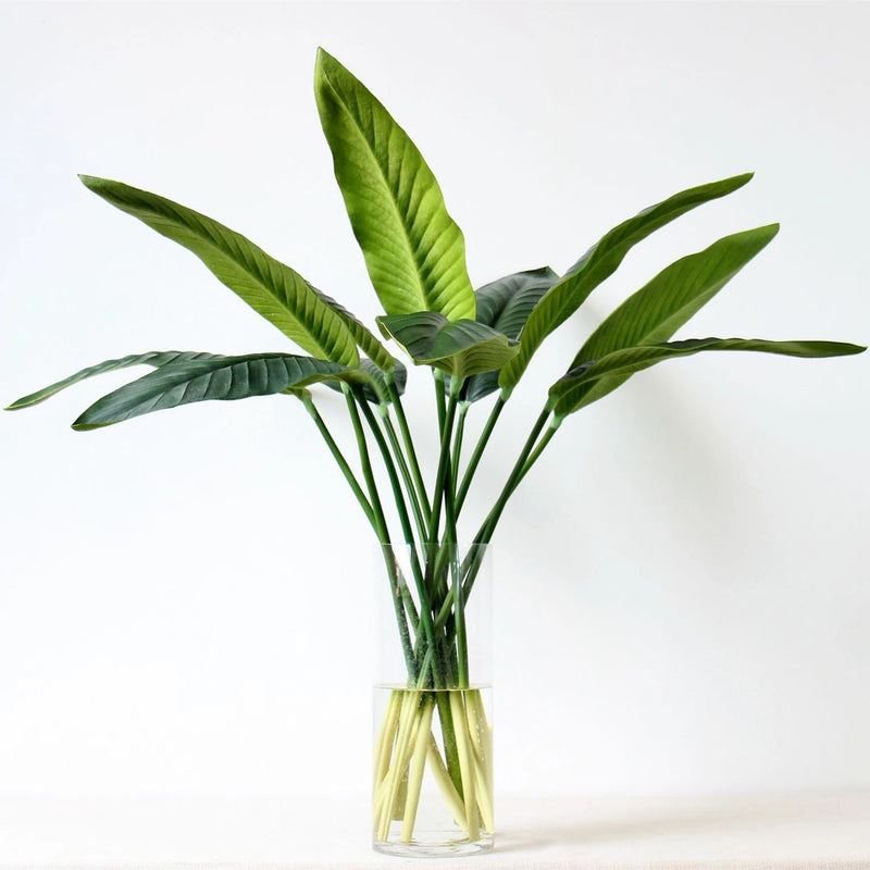 Large Bird of Paradise Artificial Tropical Flower Faux Heaven Bird Plant for Home Office Garden Decor Flower Arrangement
