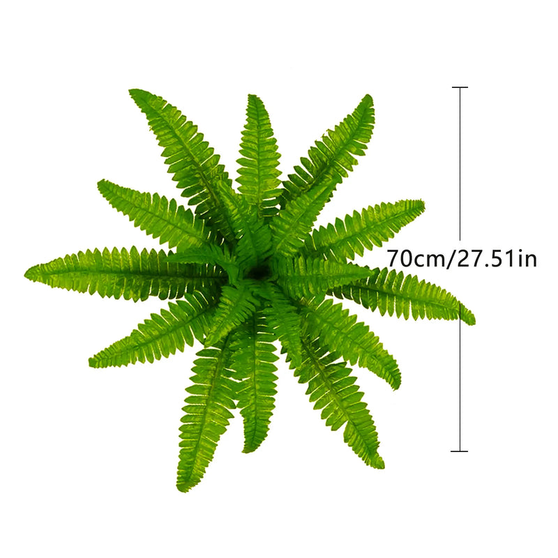Large realistic simulated plants Faux Ferns Outdoor Planter Large UV Resistants Lifelike Artificial Fern artificial tree decor