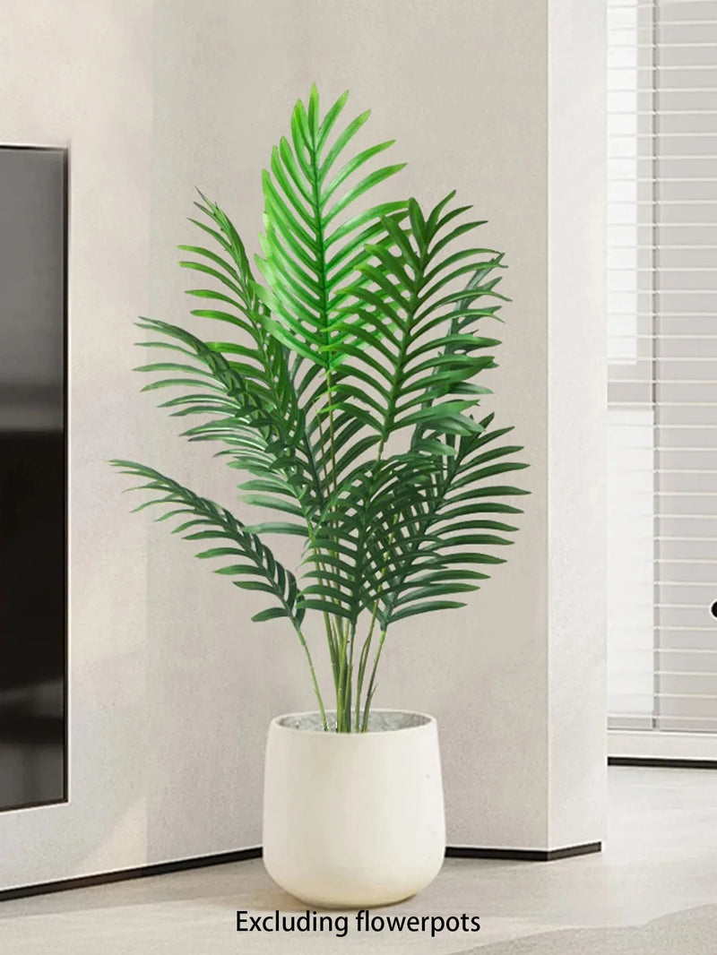 70-120cm Large Artificial Palm Tree Plastic Turtle Back Plants Leaf Schefflera Tropical Tree Home Office Party Outdoor Decor