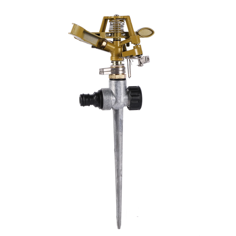 1/2"Male Thread Rotating Rocker Sprinkler Adjustable Impact Sprinkler Lawn Garden Park Orchard Field Irrigation Watering Nozzle