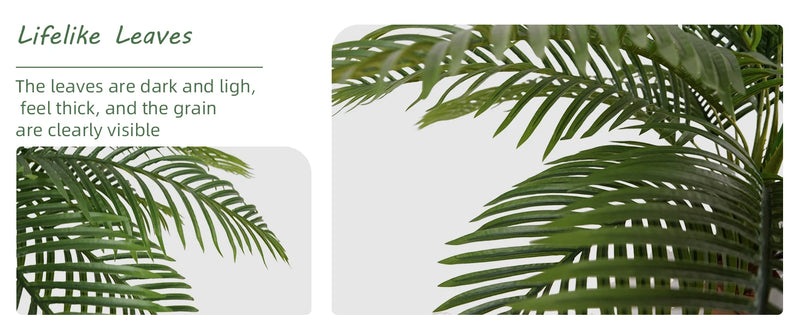 Large Artificial Coconut Tree Fake Palm for Outdoor Indoor Decor Hawaiian Simulation Plant