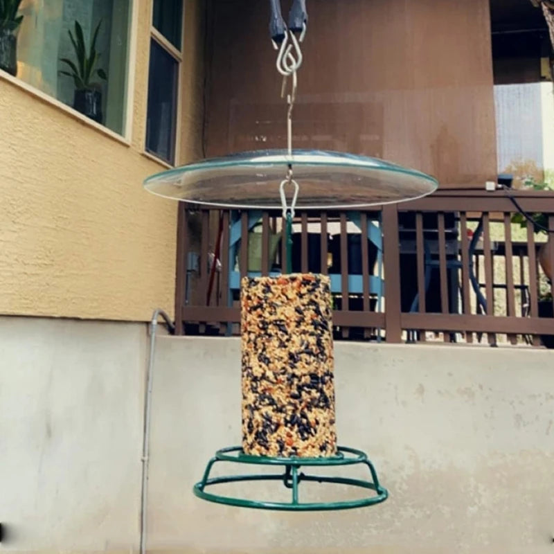 Outdoor Bird Feeders Rain Cover Weatherproof Rain Guard Clear Dome Cover Umbrella Squirrels Baffles for Hummingbirds