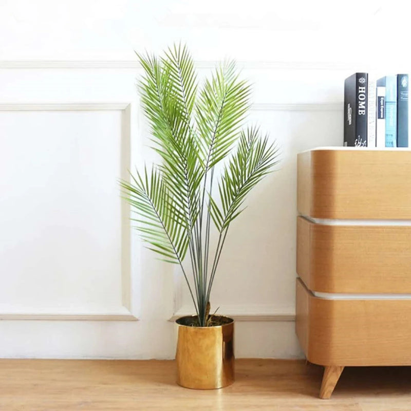 Large Artificial Palm Tree Green Tropical Fake Plants Flower Arrangement Props Home Decoration Hotel Office Party Deco Accessori