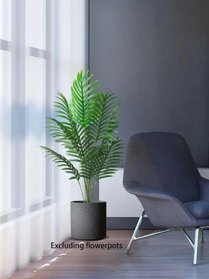 1pc Large Artificial Palm Plants Leaves Faux Fake Tropical Large Palm Tree Imitation Leaf Home Floor Decoration 70-120cm