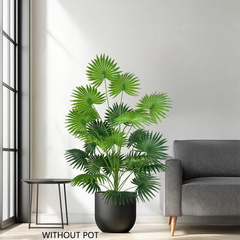 55-110CM Artificial Palm Plant Branch Faux Plant Monstera large leaf Ornament indoor fake Plant for Home Office Room Decoration