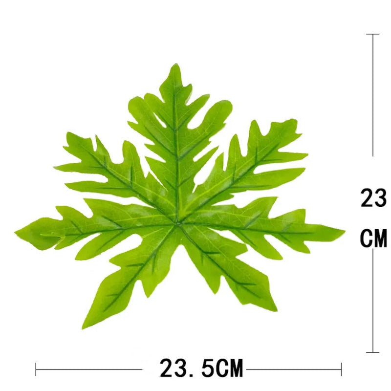 Large Size Artificial Palm Tree Plants Green Leaf Simulated Bonsai Potted Decoration Floor Home Garden Office Patry Decor Ornament