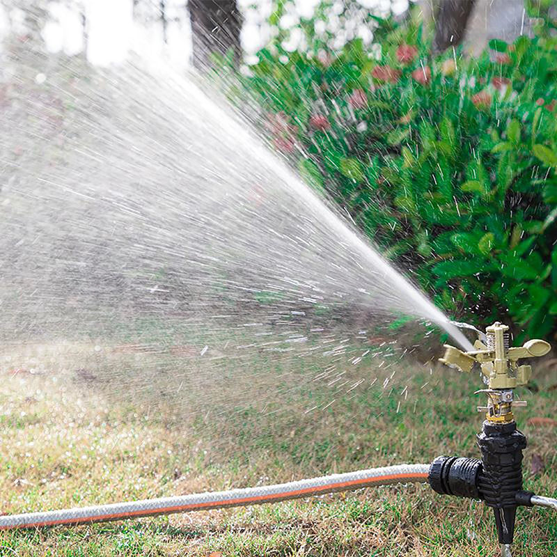 1/2"Male Thread Rotating Rocker Sprinkler Adjustable Impact Sprinkler Lawn Garden Park Orchard Field Irrigation Watering Nozzle
