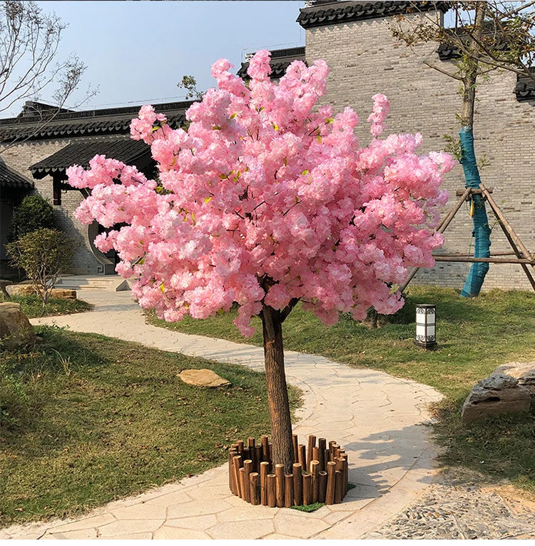 Artificial Cherry Tree for Home Decoration, Maple Tree, Wedding Decoration, Christmas Holiday Party, Hotel Mall