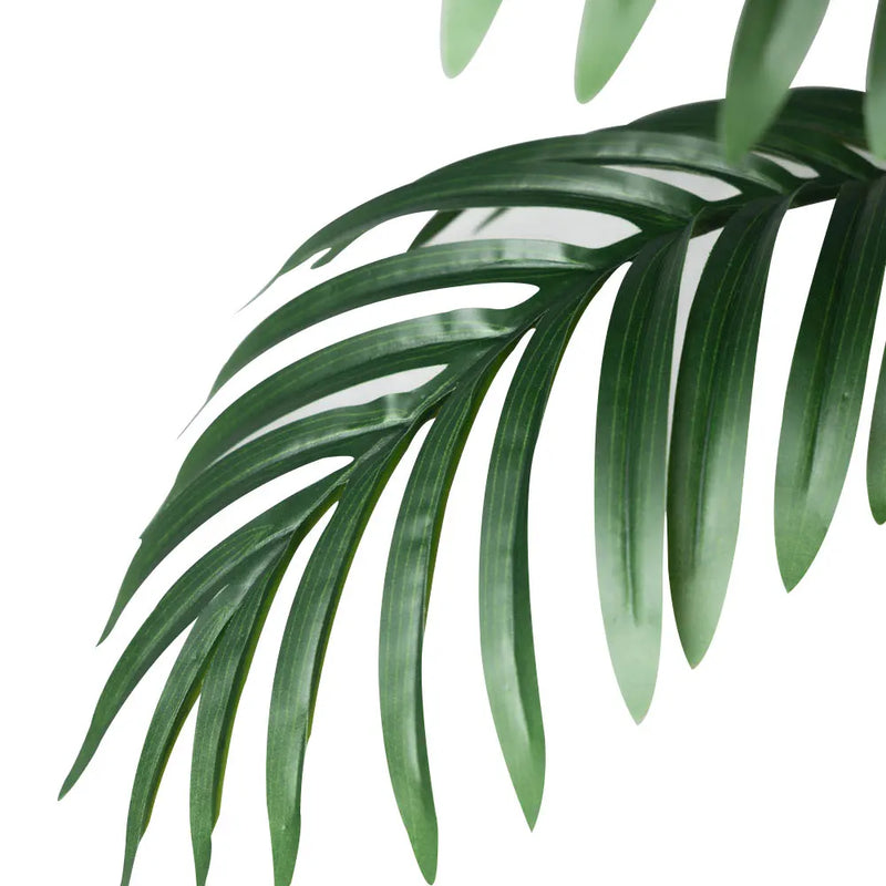 90/120cm Large Artificial Tropical Palm Tree Fake Coconut Tree Branch Plastic Green Turtle Back Leaves for Home Office Decora
