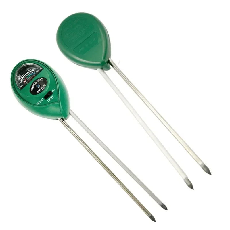 3-in-1 Soil Tester – Moisture, Light & pH Meter for Garden & Plant Care