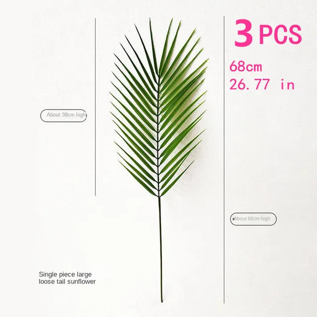 Large Artificial Palm Tree Green Tropical Fake Plants Flower Arrangement Props Home Decoration Hotel Office Party Deco Accessori