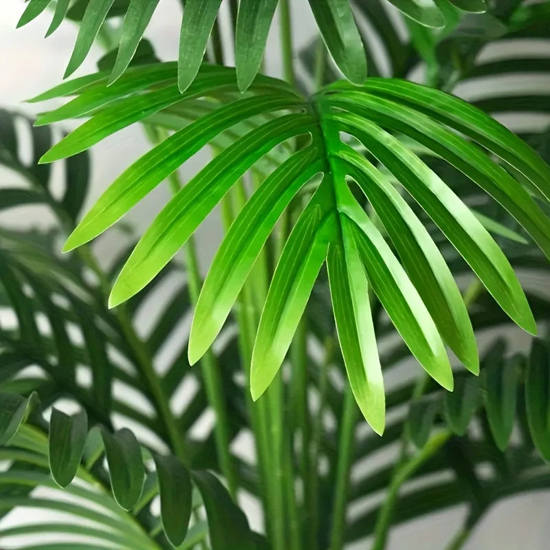 Large Artificial Palm Plant15Leaf - Perfect choice for home and office decoration,Indoor and outdoor use,Not including the basin