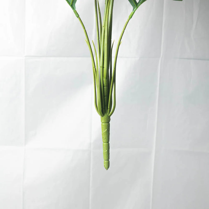 90/120cm Large Artificial Tropical Palm Tree Fake Coconut Tree Branch Plastic Green Turtle Back Leaves for Home Office Decora