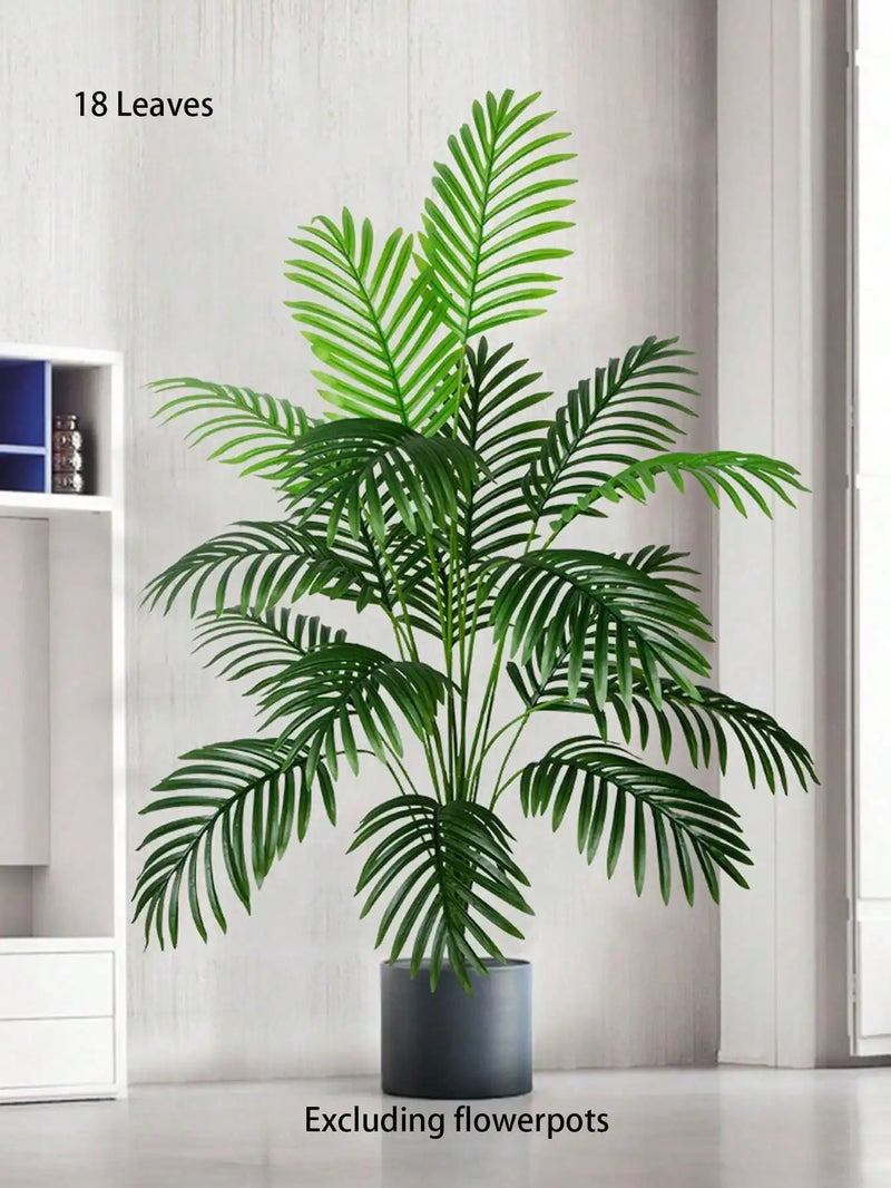 1pc Large Artificial Palm Plants Leaves Faux Fake Tropical Large Palm Tree Imitation Leaf Home Floor Decoration 70-120cm