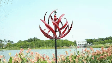 Wind Spinner, Metal Windmill, 3D Wind Powered Kinetic Sculpture, Lawn Metal Wind Spinners Yard and Garden Decor