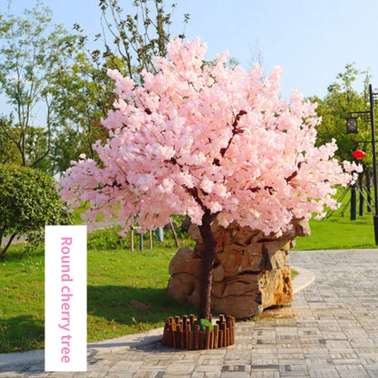 Artificial Cherry Tree for Wedding Party Decoration, Fake Peach Tree, Hotel Stage, Home and Garden Decoration