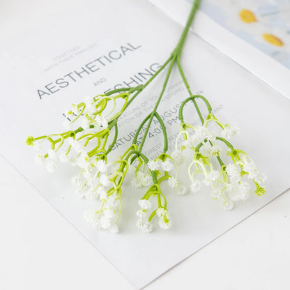 Artificial plastics Flower gypsophila Outdoor Garden Courtyard Home Vase table Wedding bridal bouquet DIY gift accessory