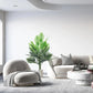 90-120cm Large Artificial Palm Tree Tropical Fake Plants Green Plastic Palm Leafs Big Monstera Tree Branch For Home Garden Decor