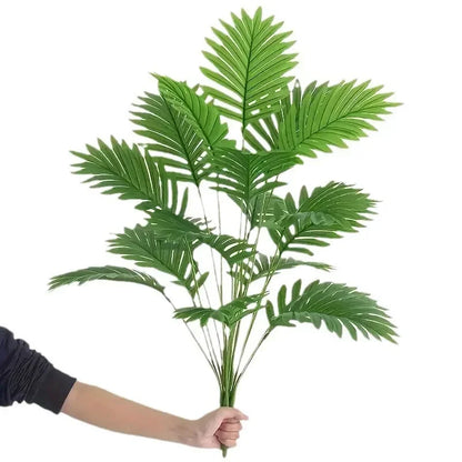 82cm Artificial Palm Tree Scattered Sunflower Tropical Fake Plant Palm Leaves Large Monster Branches Home Garden Decoration