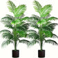 82cm Artificial Palm Tree Scattered Sunflower Tropical Fake Plant Palm Leaves Large Monster Branches Home Garden Decoration