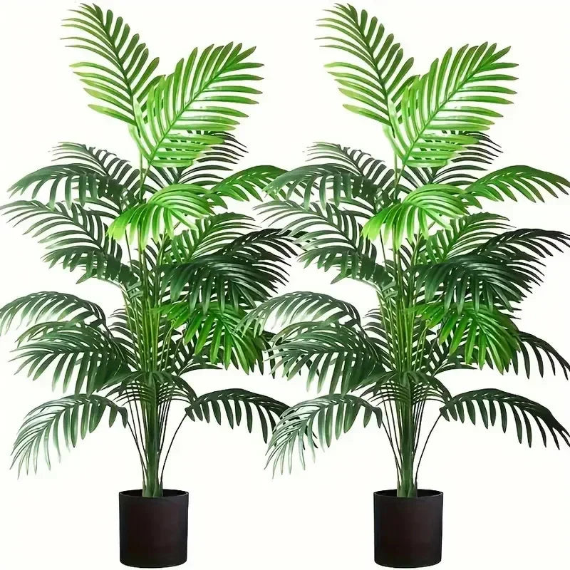 82cm Artificial Palm Tree Scattered Sunflower Tropical Fake Plant Palm Leaves Large Monster Branches Home Garden Decoration