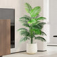 Large Artificial Palm Tree Tall Fake Plants Tropical Monstera Branch Green Plastic Leaves For Home Garden Outdoor Decor