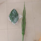 90-120cm Large Artificial Palm Tree Tropical Fake Plants Green Plastic Palm Leafs Big Monstera Tree Branch For Home Garden Decor