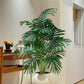 70-80cm Large Artificial Palm Tree Tropical Green Leaves Fake Plants Plastic Monstera Faux Tree Branch for Home Kitchen Decor