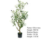 Large Olive Tree Artificial Plant Fake Olive Tree with Pot 60cm-240cm Tropical Silk Tree for Home Office Shop Party Decoration