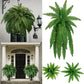 Large realistic simulated plants Faux Ferns Outdoor Planter Large UV Resistants Lifelike Artificial Fern artificial tree decor