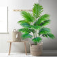 68-120cm Large Artificial Palm Tree Tropical Fake Plant Green Plastic Palm Leaf Branches Suitable for Home Garden Decoration