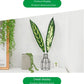10PCS Palm Artificial Plants Leaves Decorations Faux Large Tropical Palm Leaves for Home Kitchen Party Flowers Wedding Decor