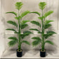 Large Artificial Palm Plant15Leaf - Perfect choice for home and office decoration，Indoor and outdoor use，Not including the basin