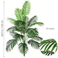 53-123cm  Artificial Palm Tree Tropical Fake Plant Green Plastic Palm Leaf Branches Suitable for Home Garden Decoration