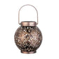 LED Solar Lantern Light Hollow Wrought Iron Projection Light Hanging Lamps Outdoor Waterproof Yard Garden Art Decoration